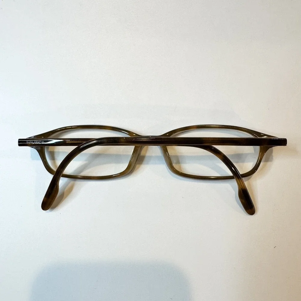 Nautica Eyeglasses Frames Only N9504 242 48-16-135 Plastic Tortoise Shell Brown